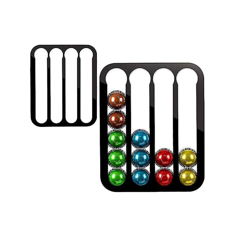 K Cup Holder Coffee Capsule Storage Holder Vertical Or Horizontal Mounting In Refrigerator, Wall Or