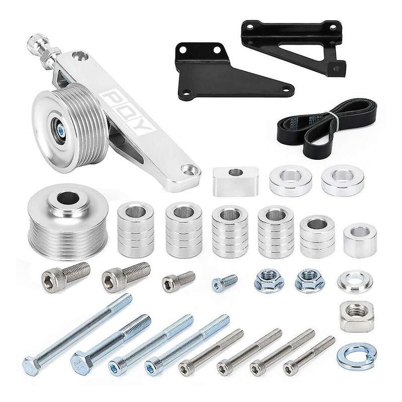 K Series A/C & P/S Eliminator Pulley Kit for K20 K24 K Swap Engines