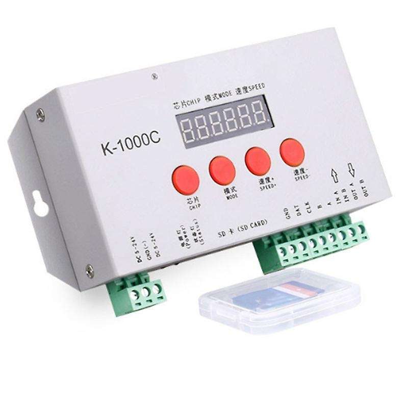 K-1000C Controller K1000C WS2812B WS2811 APA102 T1000S WS2813 LED 2048 Pixel Program Controller DC5-