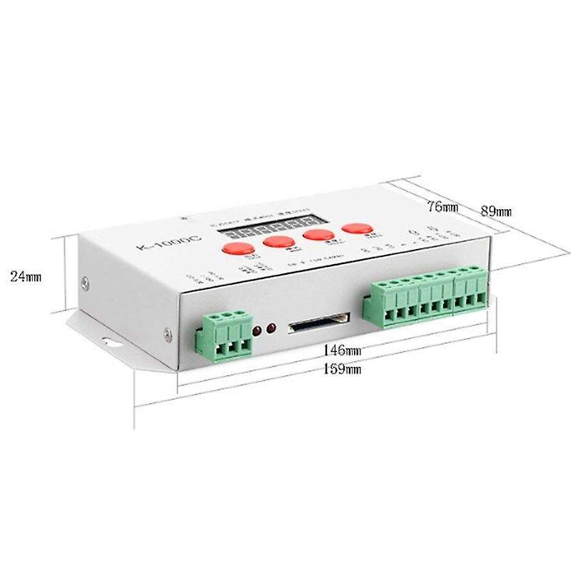 K-1000C Controller K1000C WS2812B WS2811 APA102 T1000S WS2813 LED 2048 Pixel Program Controller DC5-
