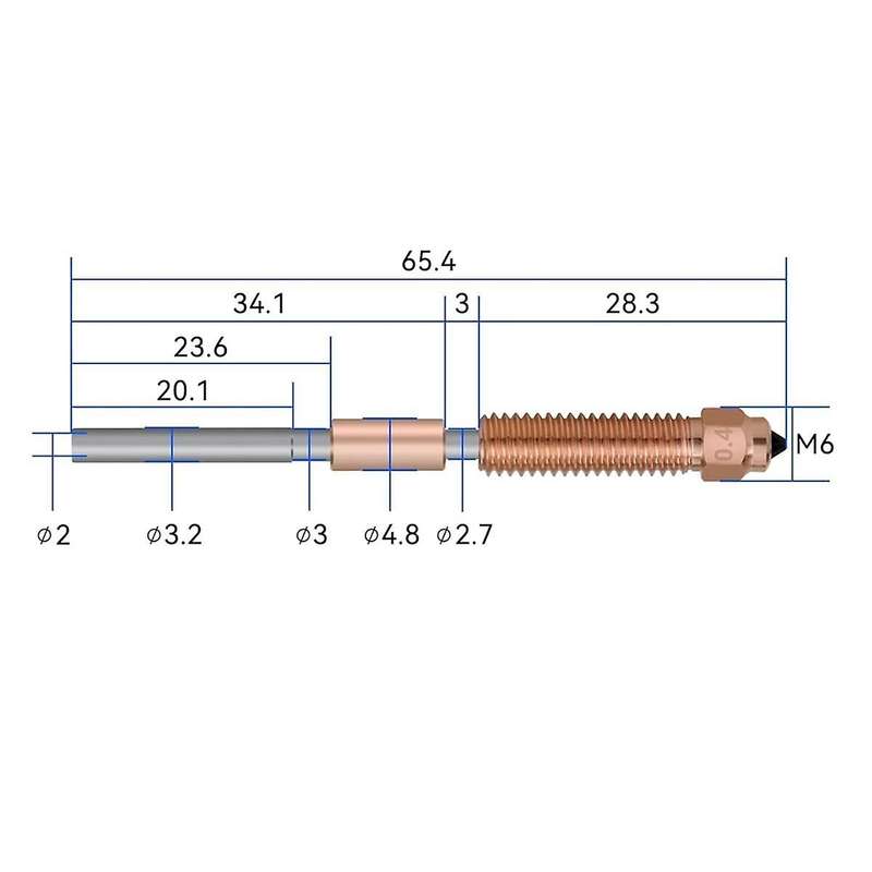 K1C Quick-Swap Nozzle Kit for K1 Max K1C Ender3 V3 Swift Installation High-Flow Printing Upgraded Ho