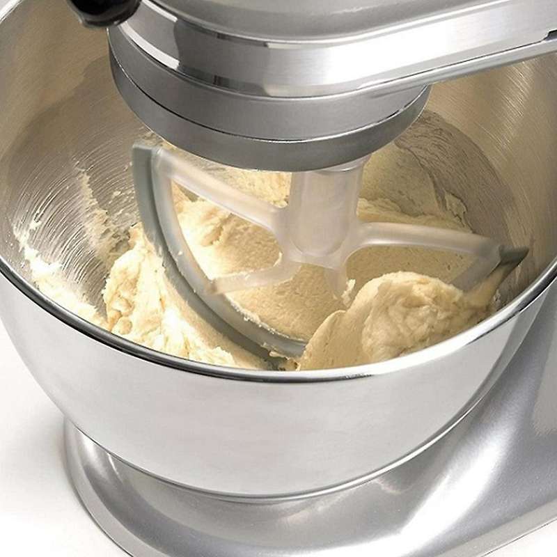 Ka-5bl 5-quart Flex Edge Beater for Bowl- Stand Mixers Plastic Flat Beater Paddle with Silicone Edg