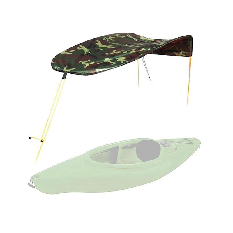 Kayak Awning, Waterproof and Resistant Awning Canopy, Folding Awning with Kayak Storage Bag Camoufl