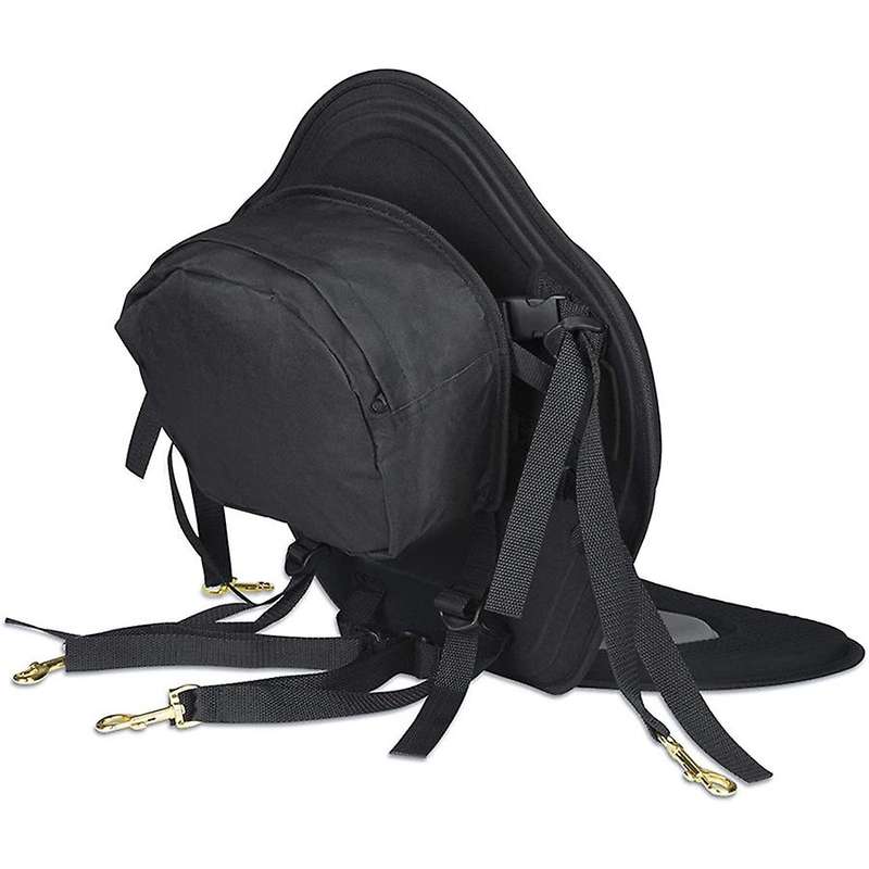 Kayak Seat Canoe Adjustable Boat Cushioned Fishing Seat Backrest Support with Detachable Back Storag