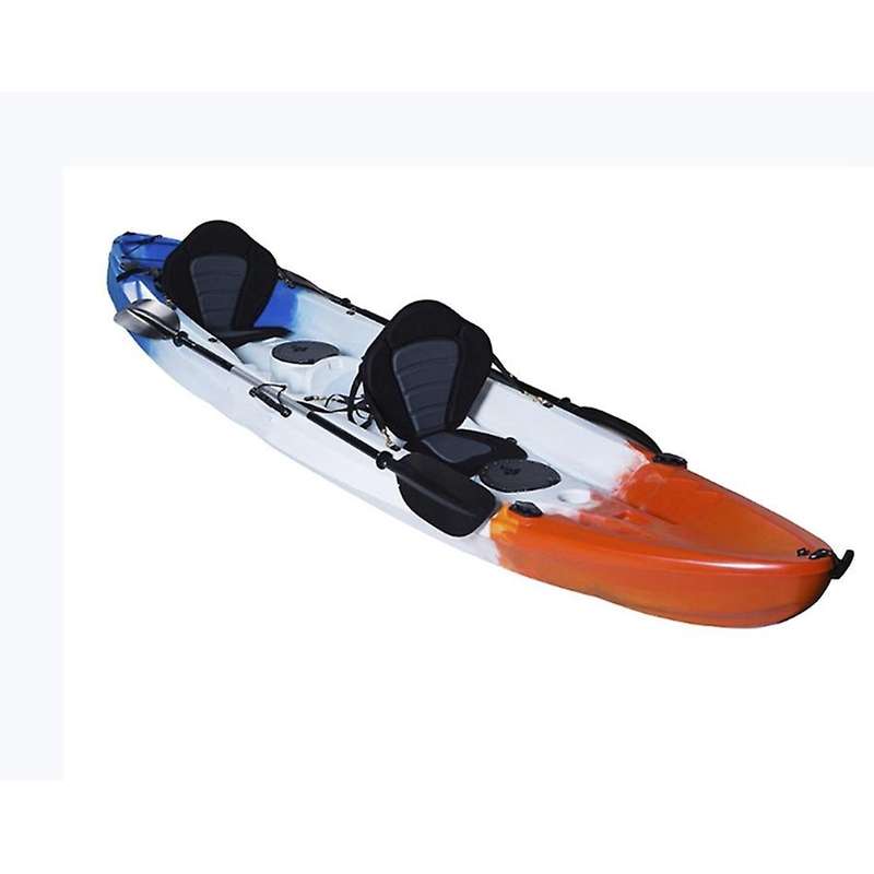 Kayak Seat Canoe Adjustable Boat Cushioned Fishing Seat Backrest Support with Detachable Back Storag