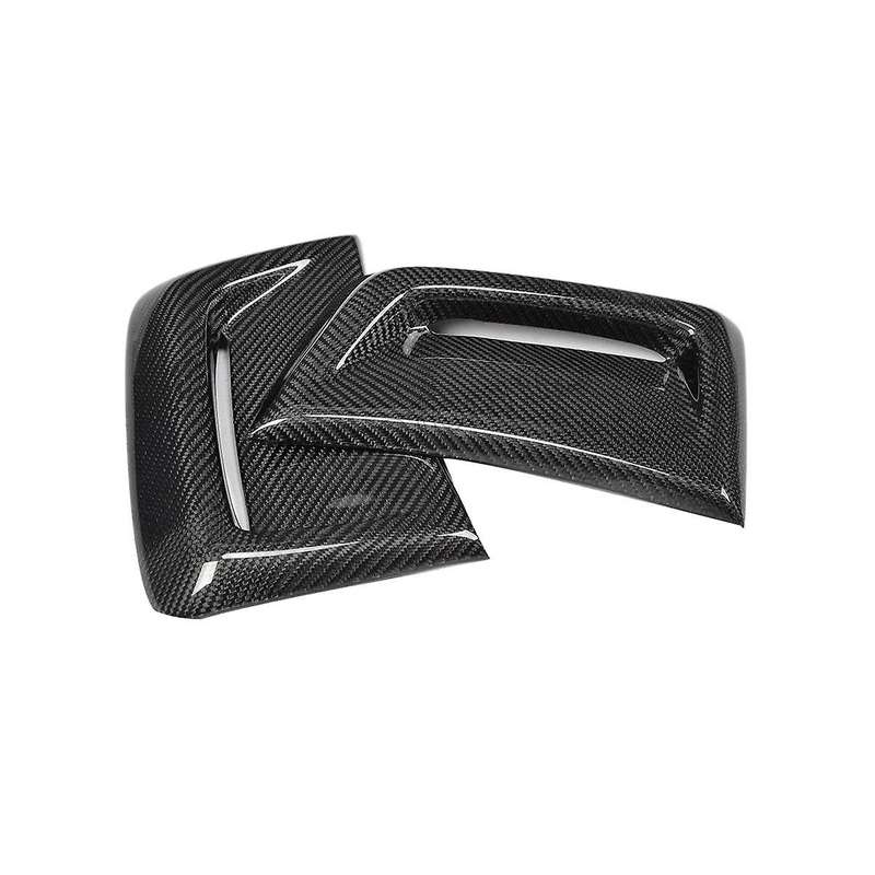 K-car Front Side Air Insert Vent Duct Cover Carbon Fiber Styling for W204 C63 2012-2014