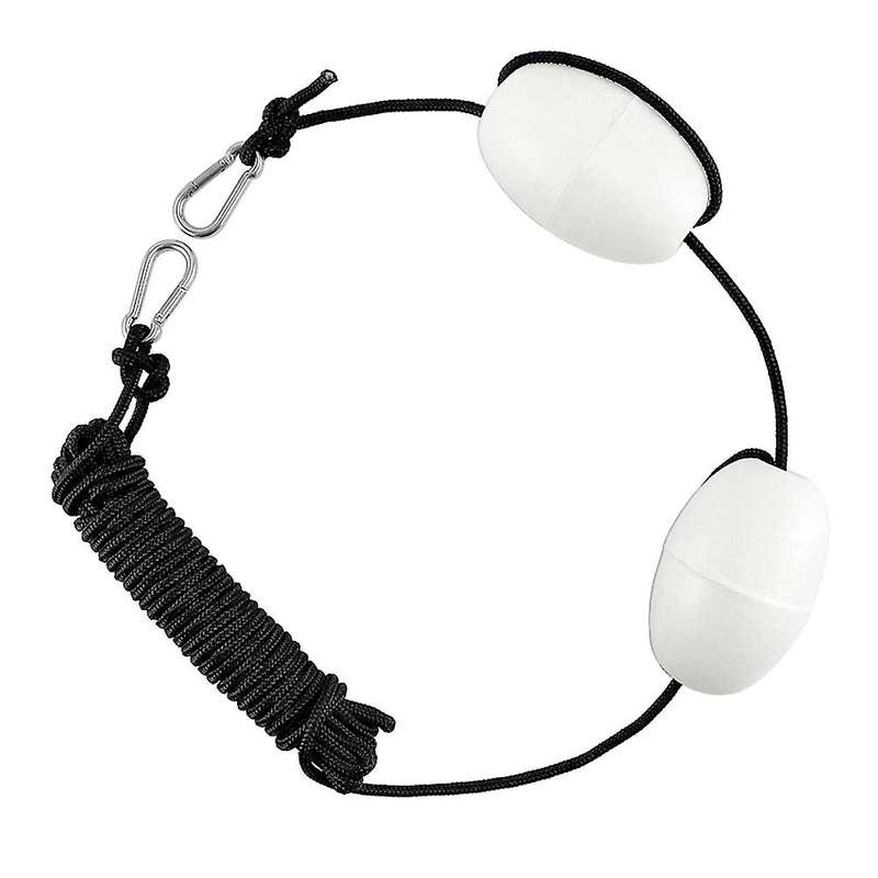 Kayak Tow Rope Boating Floating Throw Anchor Line with Dual Floats End Clips Float Rope Buoy Gear Ac