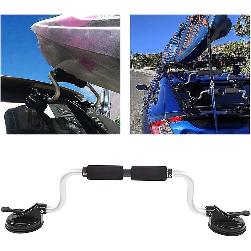 Kayak Suction Cup Holder, Canoe Load Assist Rack for Mounting Kayaks and Canoes to Car Roof, Boat Ro