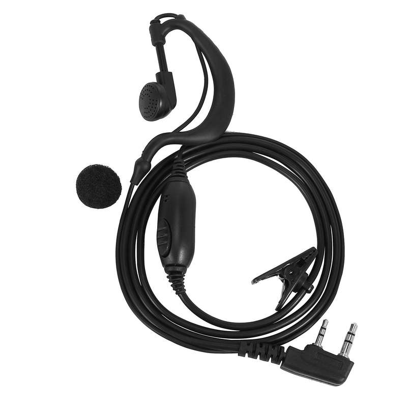 Kenwood  Security Earhanger Headset Earpiece Earphone Compatible Kenwood Radio Black