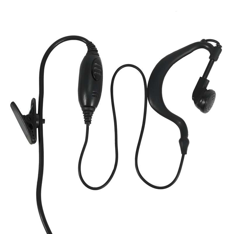 Kenwood  Security Earhanger Headset Earpiece Earphone Compatible Kenwood Radio Black