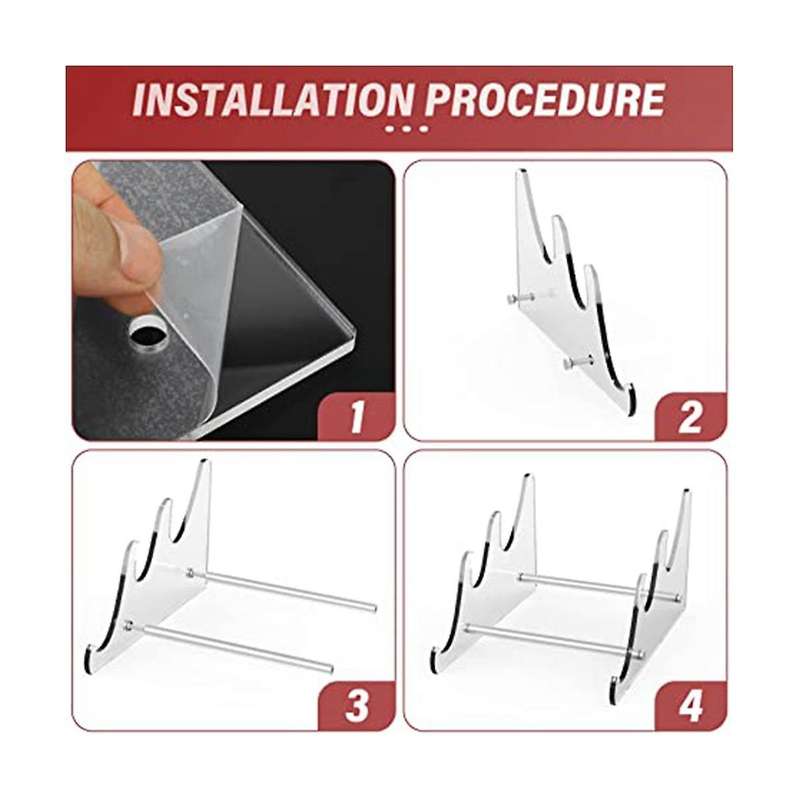Keyboard Stand 3 Layers, Acrylic Display Stand for Mechanical Keyboards, Clear Acrylic Keyboard, Ga