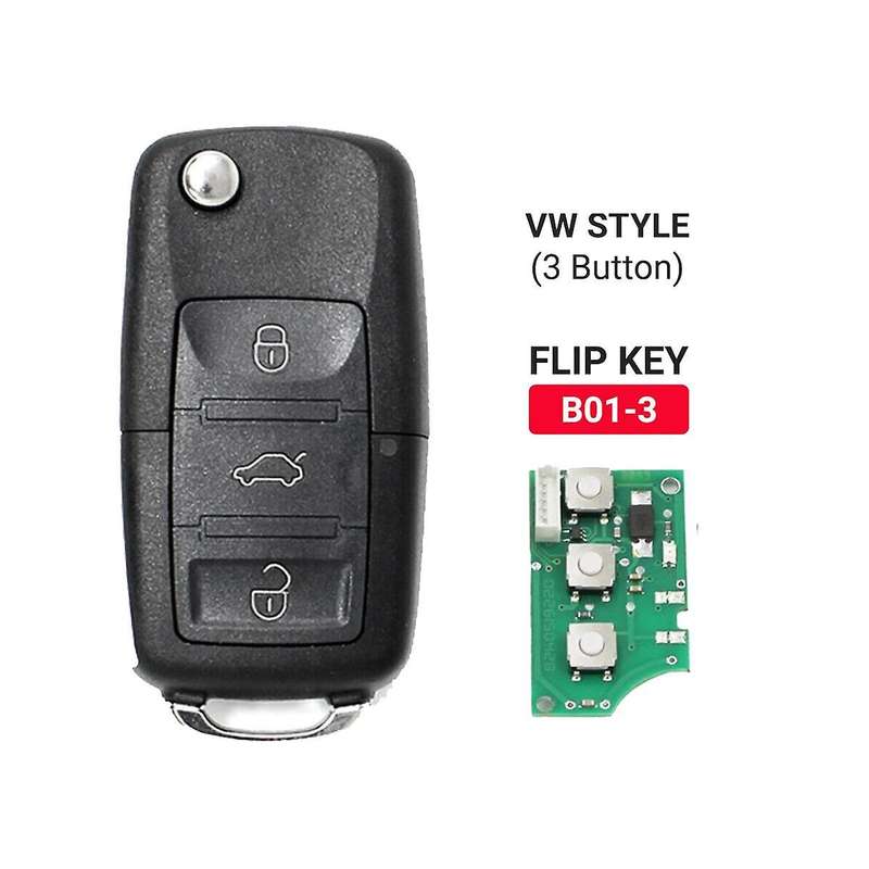 Keydiy B01-3 Remote Control Car Key Universal 3 Button Style for Kd900/-x2 Mini/ Urg200 Programmer