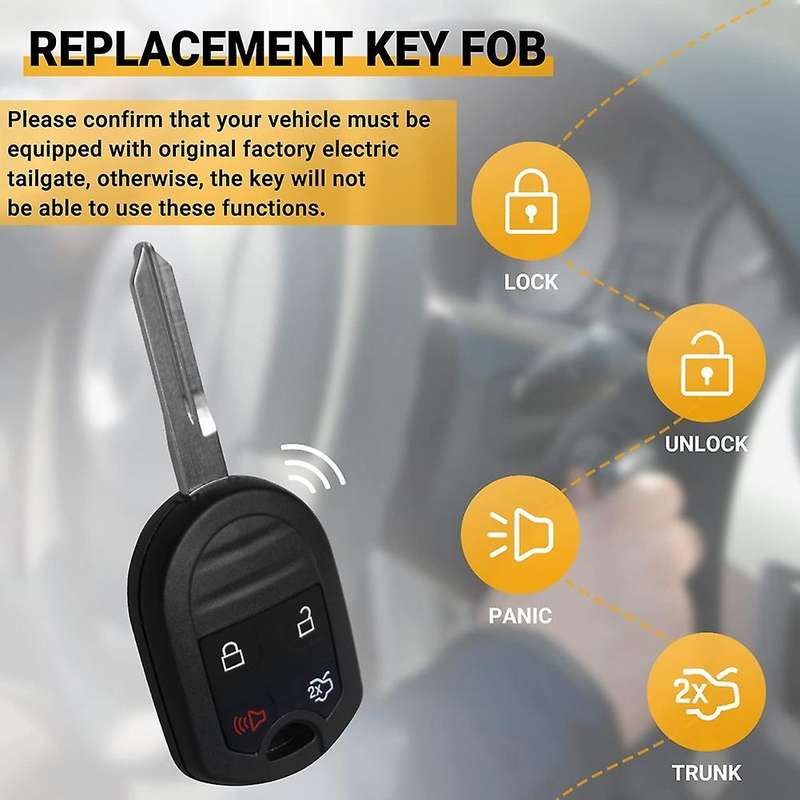 Keyless Entry Remote CWTWB1U793 for Explorer Expedition Edge Focus Mercury Sable Key Fob 2Pcs