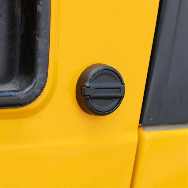 Keyhole Covers for Wrangler TJ JK JL JT 1997-2023 Car Door Security Accessories Keyhole Protection C