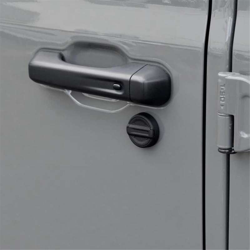 Keyhole Covers for Wrangler TJ JK JL JT 1997-2023 Car Door Security Accessories Keyhole Protection C