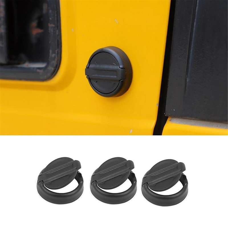 Keyhole Covers for Wrangler TJ JK JL JT 1997-2023 Car Door Security Accessories Keyhole Protection C