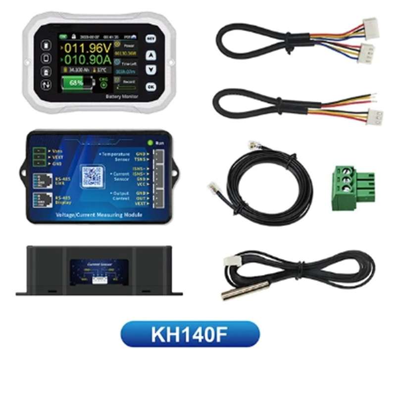 KH110F Bluetooth Battery Monitor 0-120V 100A Voltage Current Tester Capacity Indicator RV Battery VA