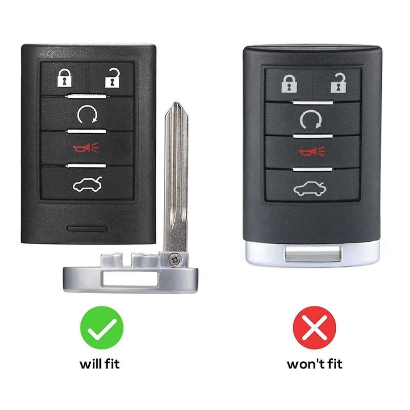 Keyless Entry Remote Smart Replacement for 2008-2015 2008-2011 Key Fob M3N5WY7777A 5 Buttons