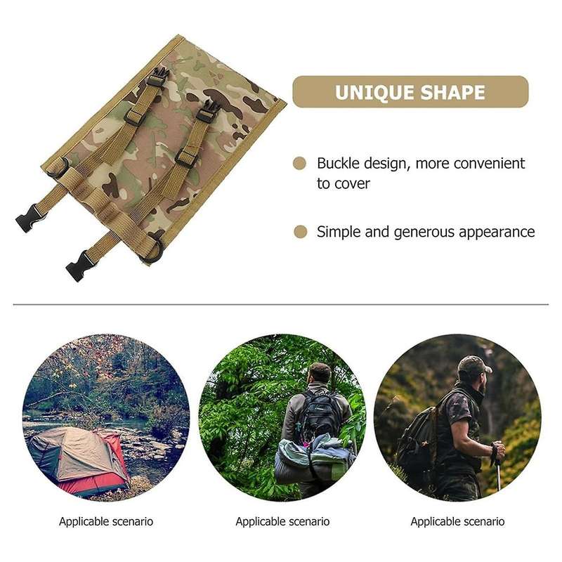 Khaki Stove Outdoor Gas Tank Protective Cover Anti-Slip Anti-Collision Cover Gas Bottle Storage Bag