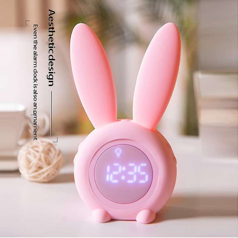 Kids Alarm Clock with Night Light for Toddlers Boys Girls Bedroom Ok to Wake Up Clock for Kids' Room