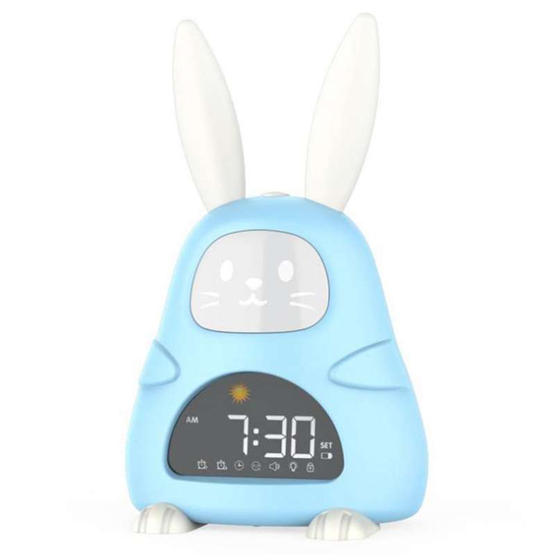 Kids Alarm Clock,Children's Sleep Trainer with Night Light,Sleep Timer, Alarm Clock for Kids Girls B