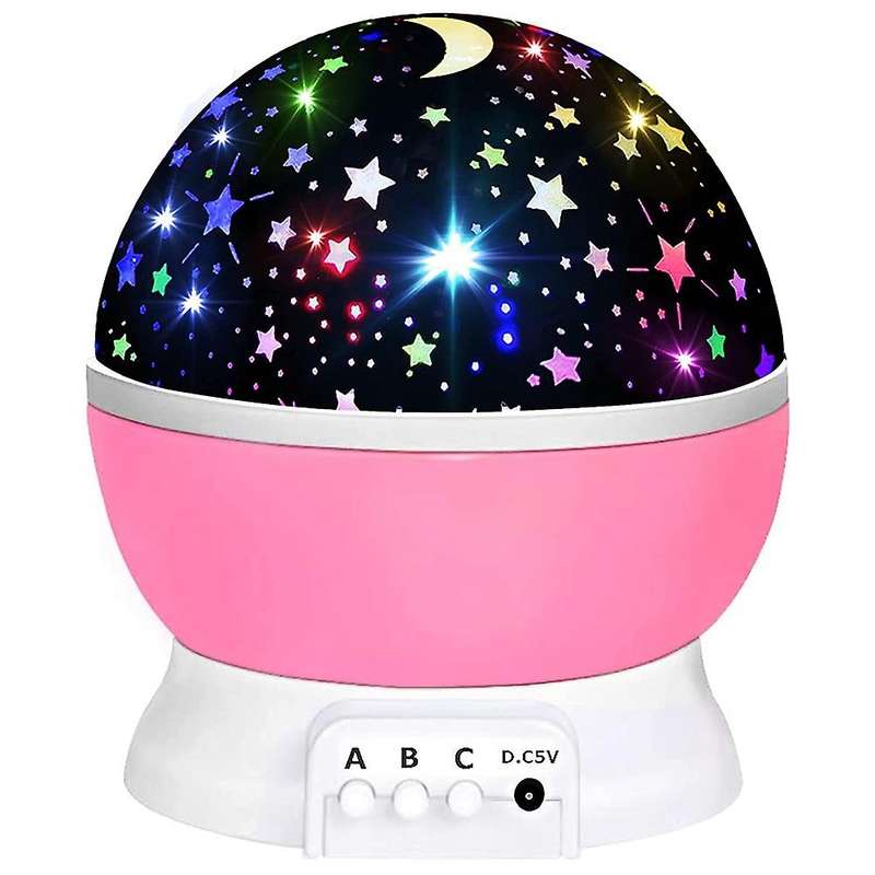 Kids Star Night Light, Night Light Projector for Kids, Desk Lamp with USB Cable, for Children Baby B