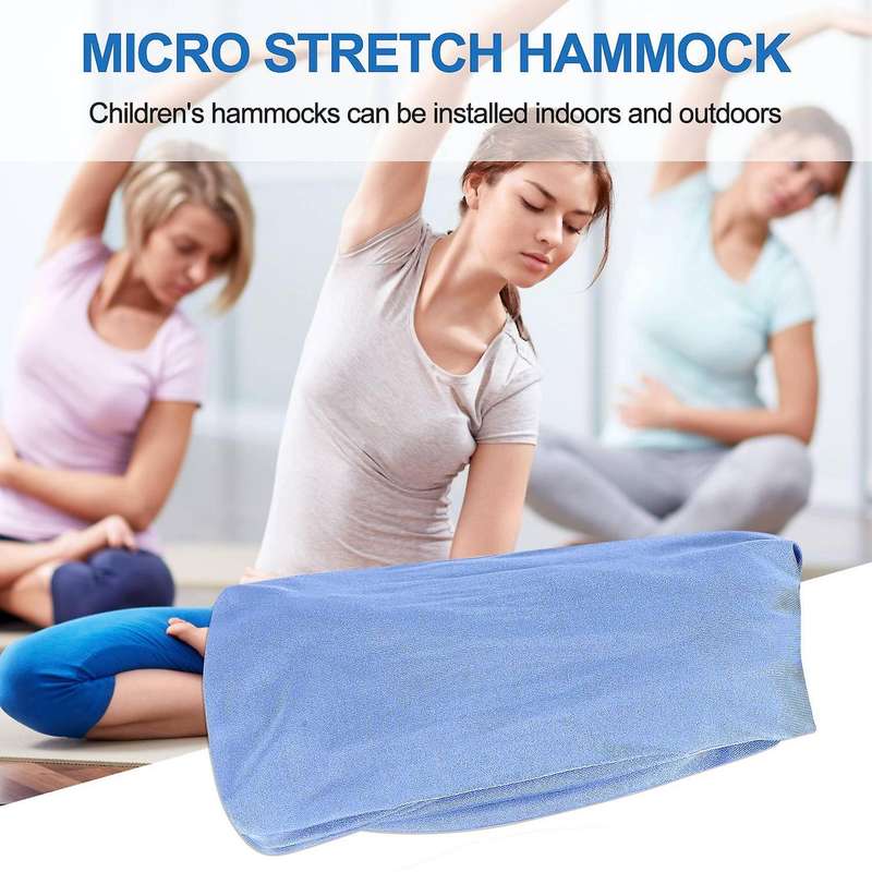 Kids Cotton Swing Hammock for Autism ADHD ADD Therapy Child Therapy Elastic Parcel Steady Seat Swing