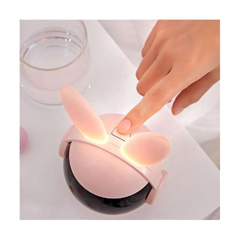 Kids Bedroom Alarm Clock Cute Bunny Wake Up Light Nap Timer Rechargeable Alarm Clock Rechargeable