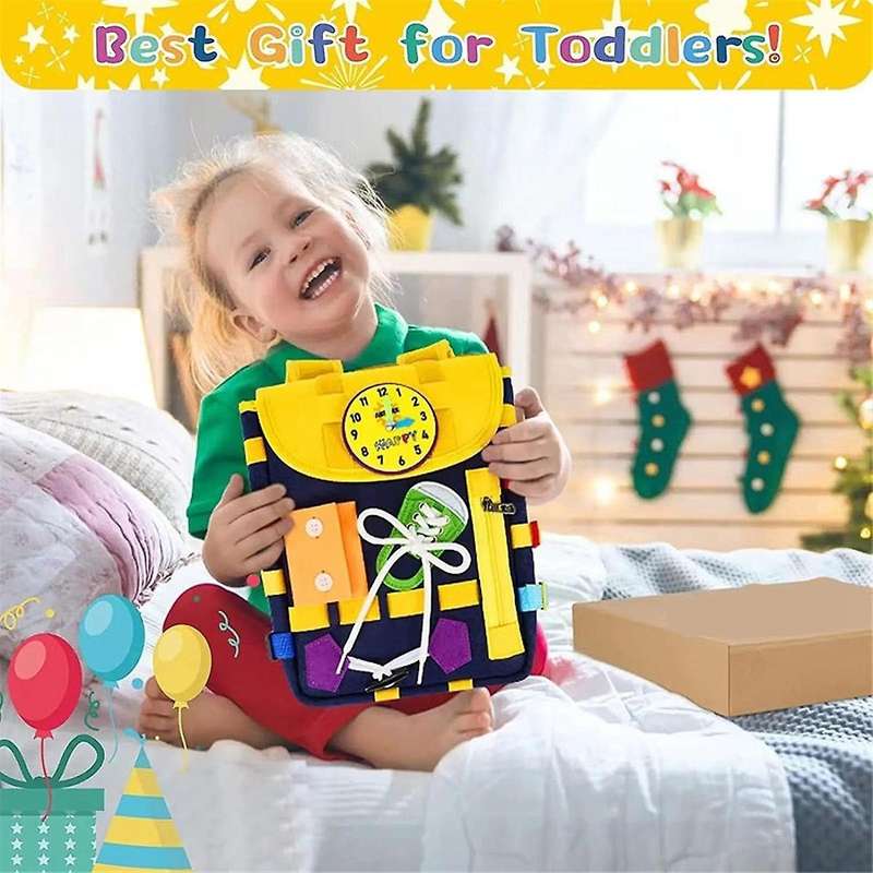 Kids Bag, DIY Felt Backpack for Kids for School Size 11 Inch H x 9 Inch L x 3.9 Inch W