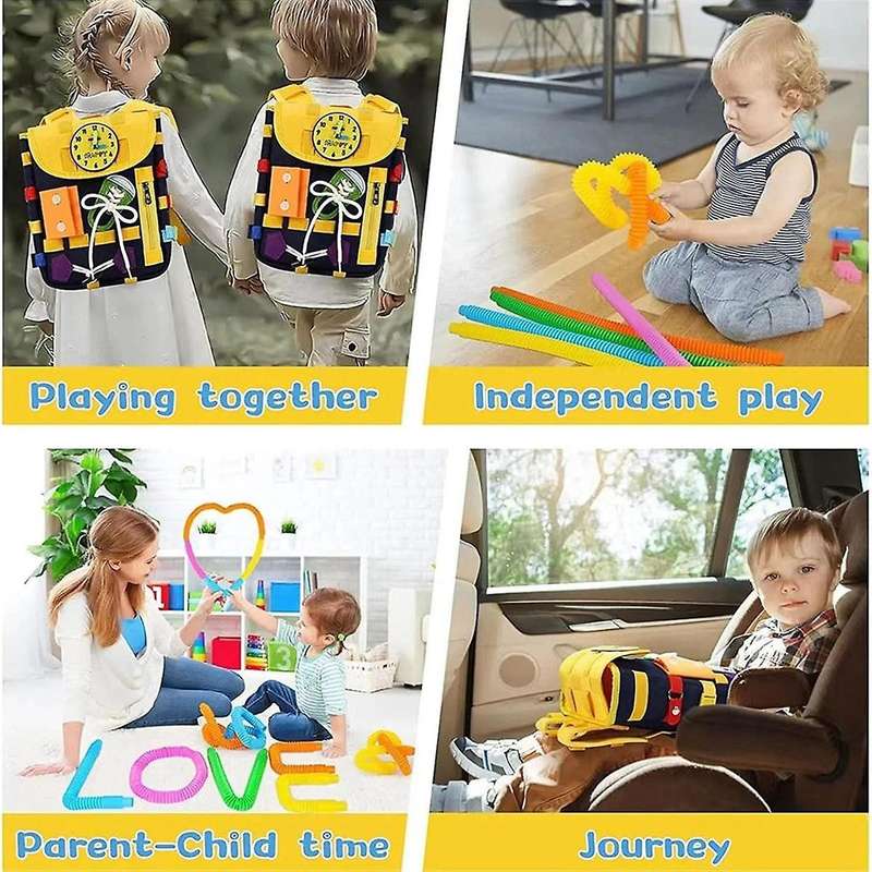 Kids Bag, DIY Felt Backpack for Kids for School Size 11 Inch H x 9 Inch L x 3.9 Inch W