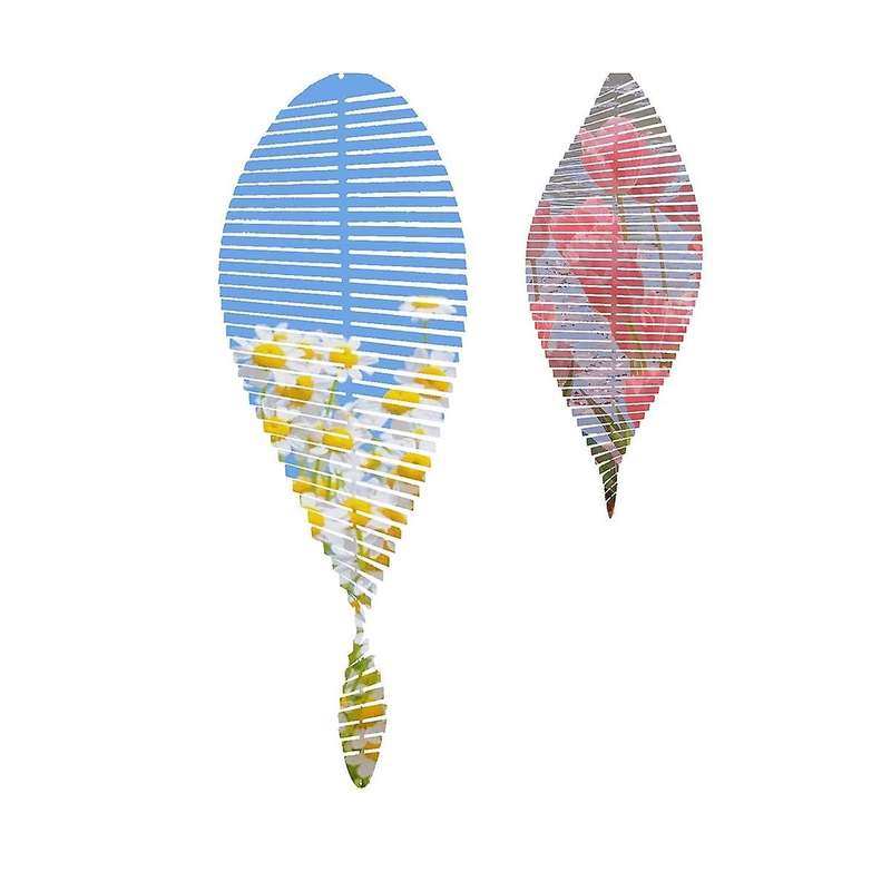 Kinetic Blank Sublimation Wind Spinner 3d Spiral Windchime Chime Sculpture Hanging Outdoor Indoor G