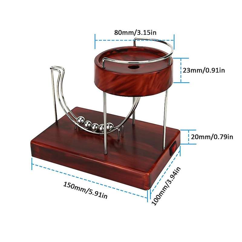 Kinetic Art Perpetual Movement Machine Kinetic Art Motion Inertial Metal Automatic Jumping Table Toy