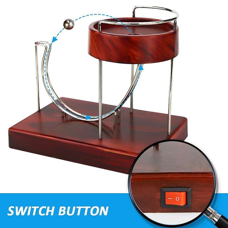 Kinetic Art Movement Machine Kinetic Art Motion Inertial Metal Automatic Jumping Table Toy Wood Gra