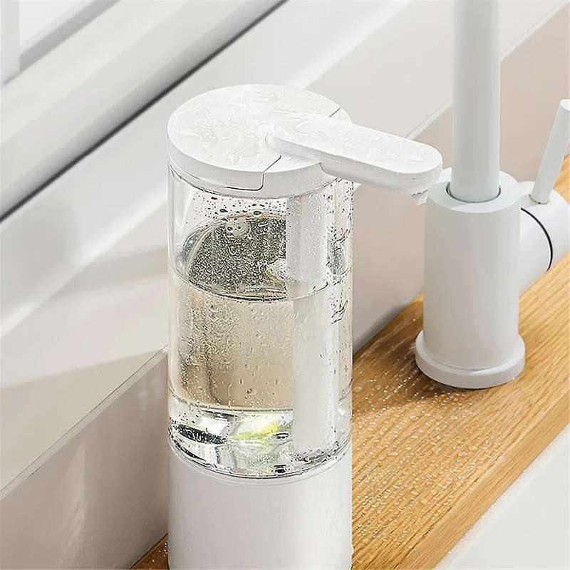 Kitchen 500ml Automatic Liquid Soap Dispenser Usb Rechargeable Touchless Hand High Capacity Detergen