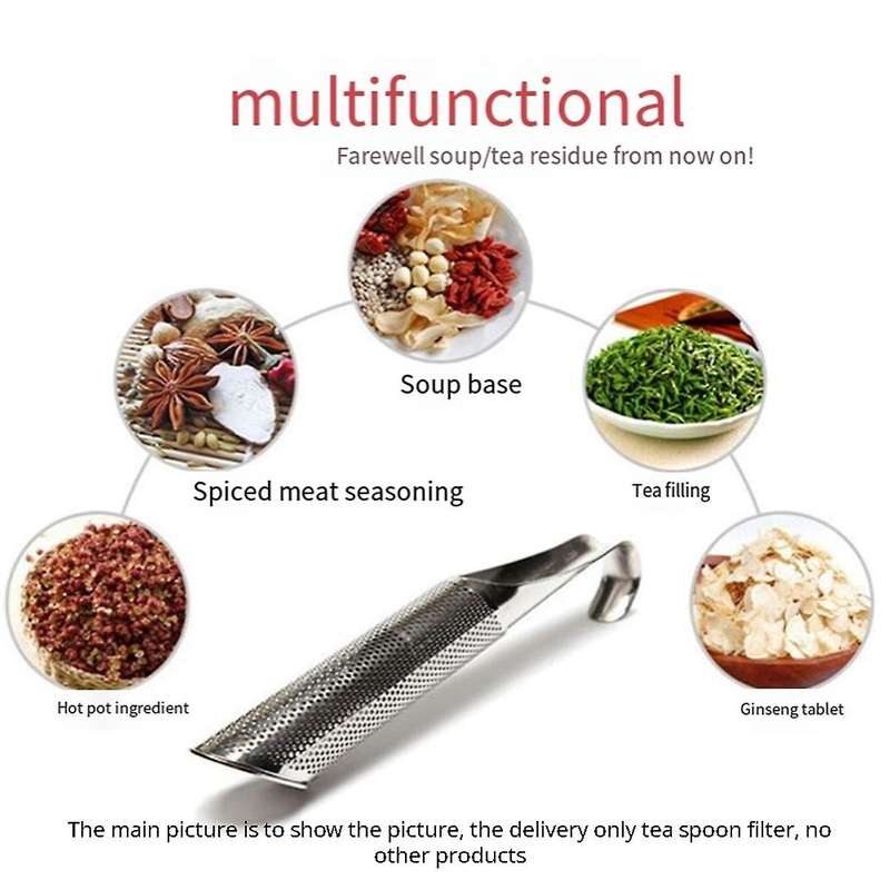 Kitchen Accessories New Tea Strainer Amazing Stainless Steel Tea Infuser Design Stand Tools Teaspoon