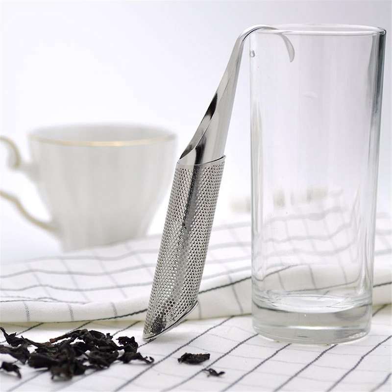 Kitchen Accessories New Tea Strainer Amazing Stainless Steel Tea Infuser Design Stand Tools Teaspoon