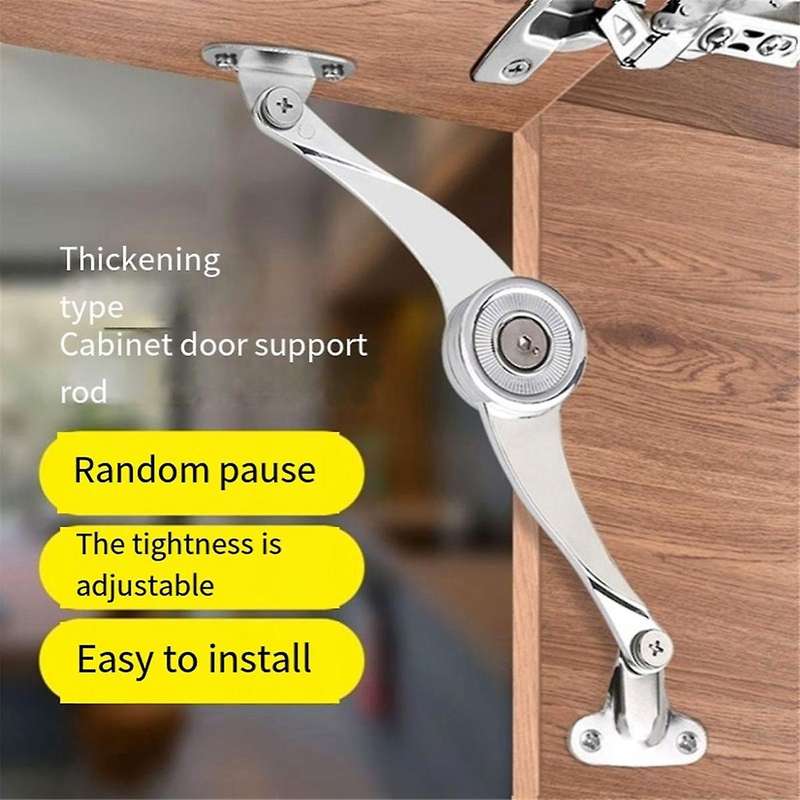 Kitchen Cabinet Door Adjustable Polished Hinges, Furniture Lift Flip Supports, Support Hardware A