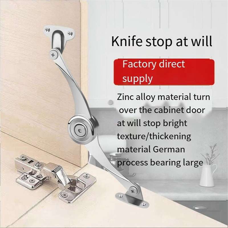 Kitchen Cabinet Door Adjustable Polished Hinges, Furniture Lift Flip Supports, Support Hardware A