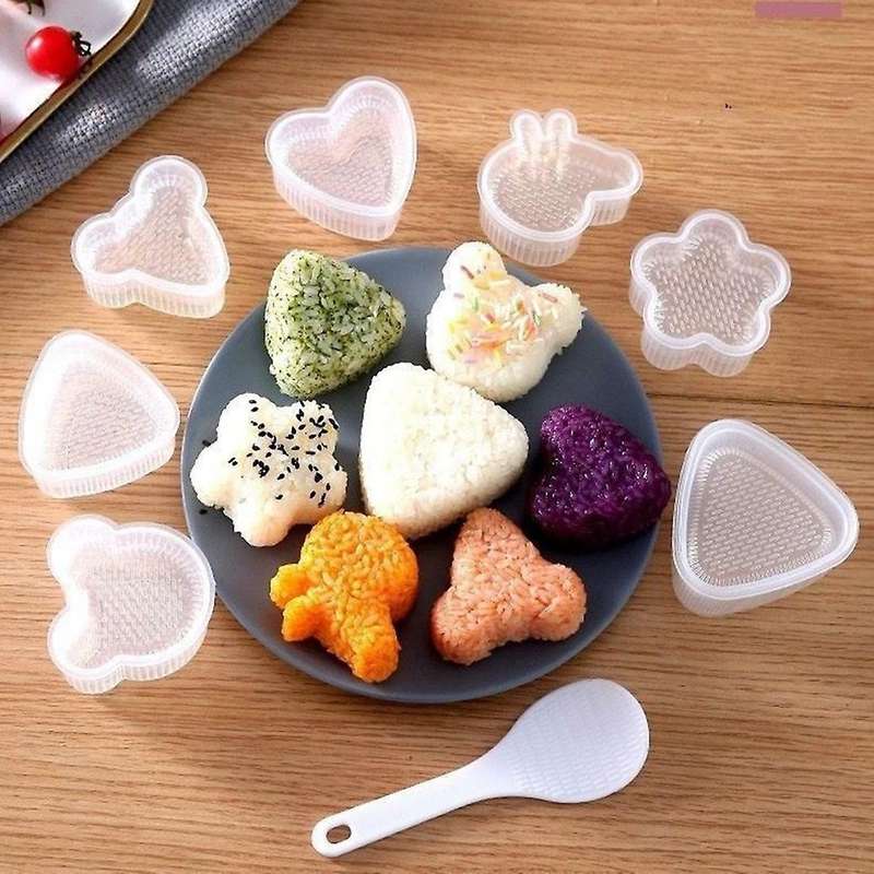 Kitchen Bento Decoration Sushi Rice Ball Mold Food Stamper Rice Ball Machine Kitchen Utensils DIY Ch