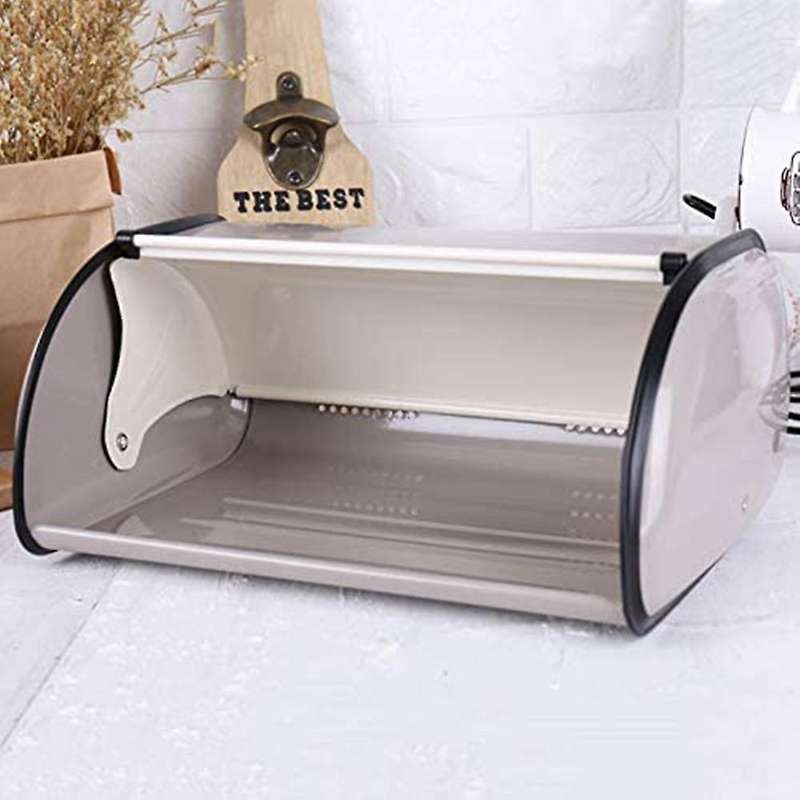 Kitchen Bread Box Bread Storage Box, Toaster Rack, Suitable for Baking Storage Container(Blue)