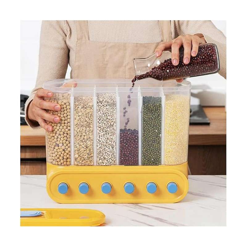 Kitchen Containers Dispenser Wall-mounted Sealed Food Storage Containers Grain Box Food Can