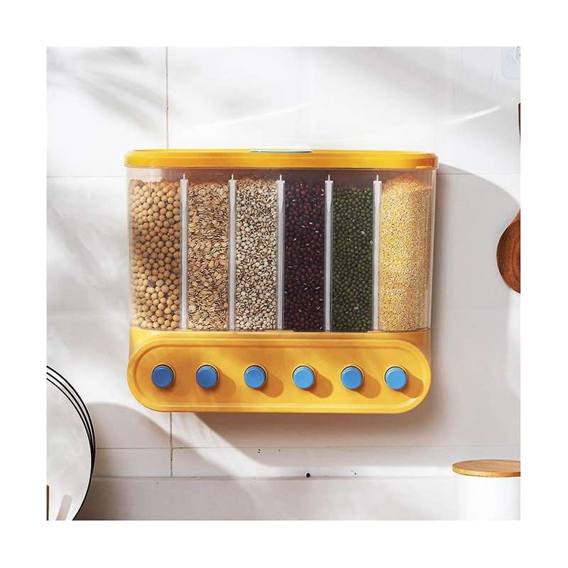 Kitchen Containers Dispenser Wall-mounted Sealed Food Storage Containers Grain Box Food Can