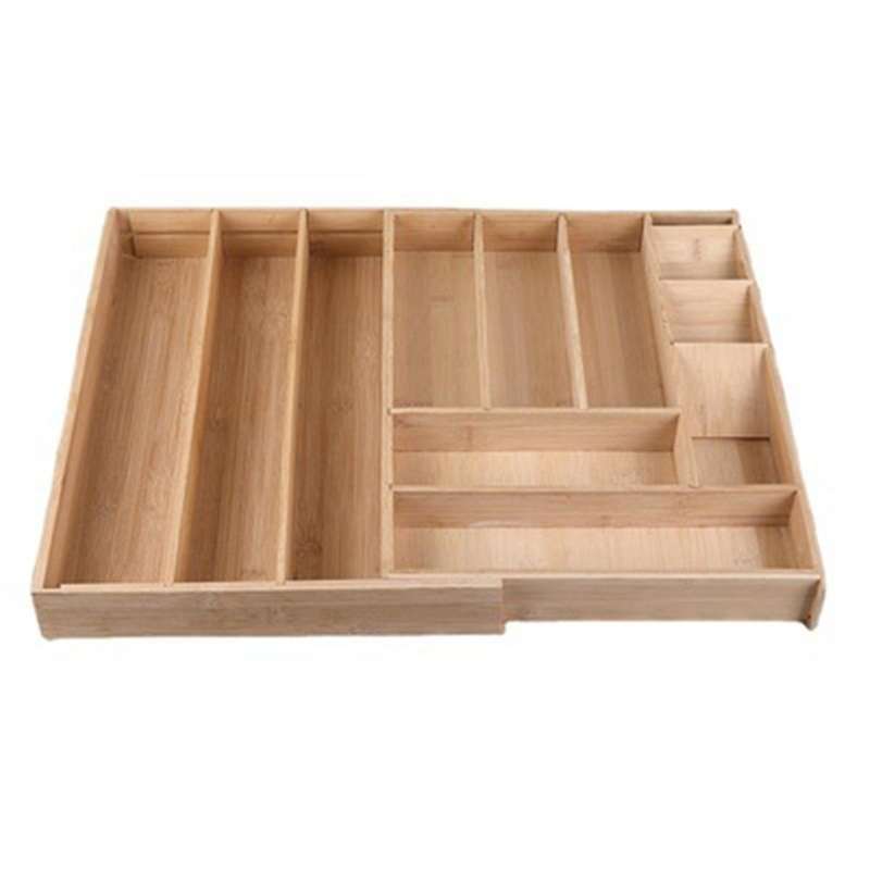 Kitchen Cutlery Organizer Drawer Expandable Retractable Tableware Tray Tool Receiving Box Kids Penci