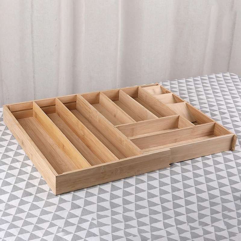 Kitchen Cutlery Organizer Drawer Expandable Retractable Tableware Tray Tool Receiving Box Kids Penci