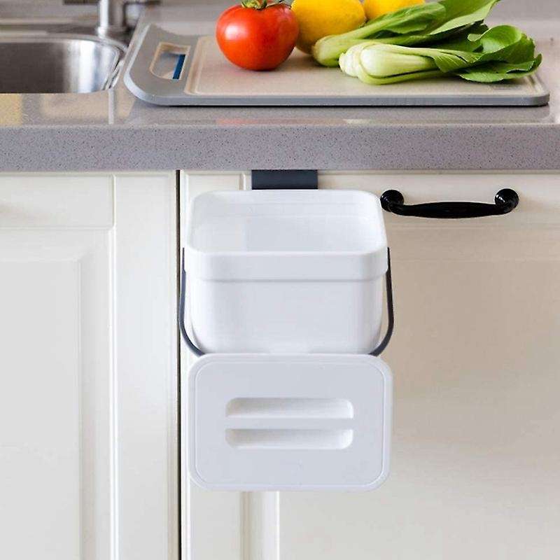 Kitchen Compost Bin for Countertop Or Under Sink Composting, Ndoor Home Trash Can with Removable Ai