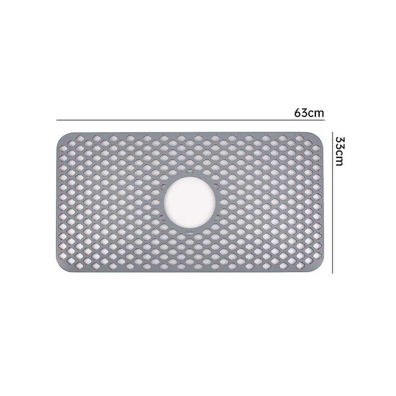 Kitchen Cutout Sink Mat Non- Sink Mat Silicone Sink Protector for Kitchen Sink Heat Resistant Kitch