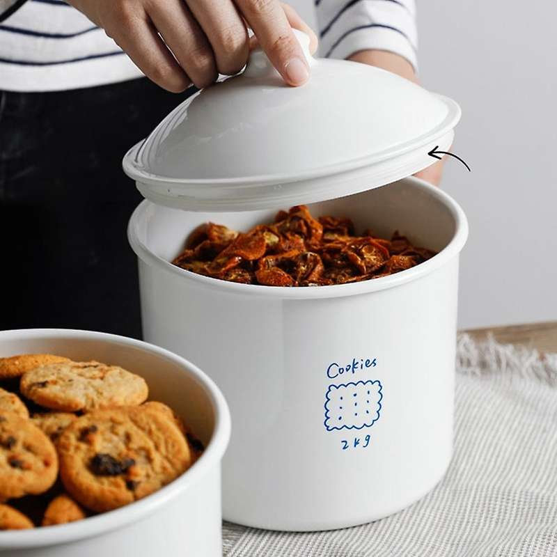 Kitchen Food Jar with Lid Sealed Snack Cookie Biscuit Candy Jar Storage Container 2.8L Tea Coffee Be