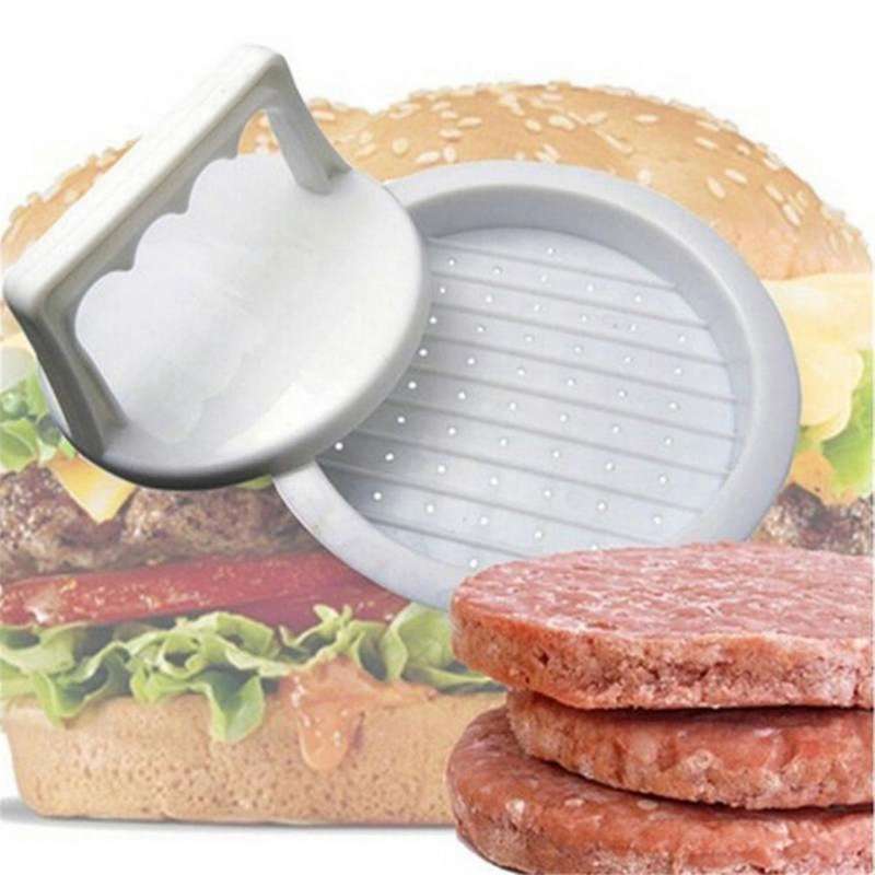 Kitchen Hamburger Meat Beef Maker Grill Burger Patty Mould Press Mold Tools Shape Hamburg Manual Pre
