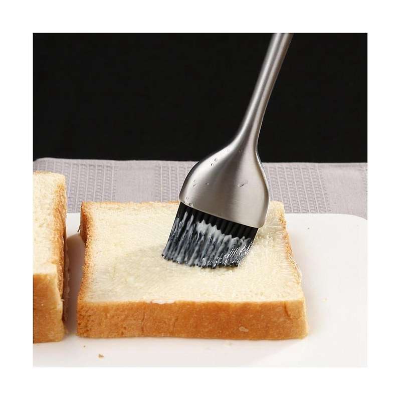 Kitchen Oil Brush BBQ Grill Basting Brush Stainless Steel Handle Pastry Brush Barbecue Cooking Brus