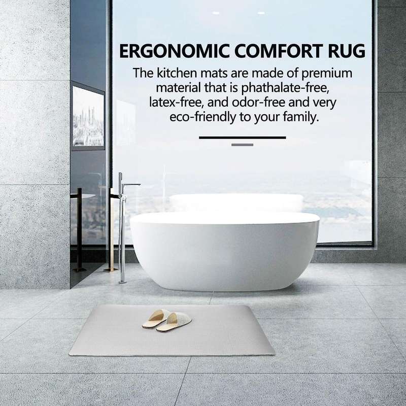 Kitchen Mat Cushioned Anti-fatigue Kitchen Rug,waterproof Non-slip Kitchen Mats and Rugs Heavy Duty